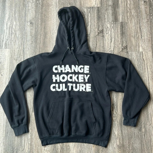 Atc Sweatshirt Black Change Hockey Culture Hoodie Sweatshirt Size Medium - Picture 1 of 8